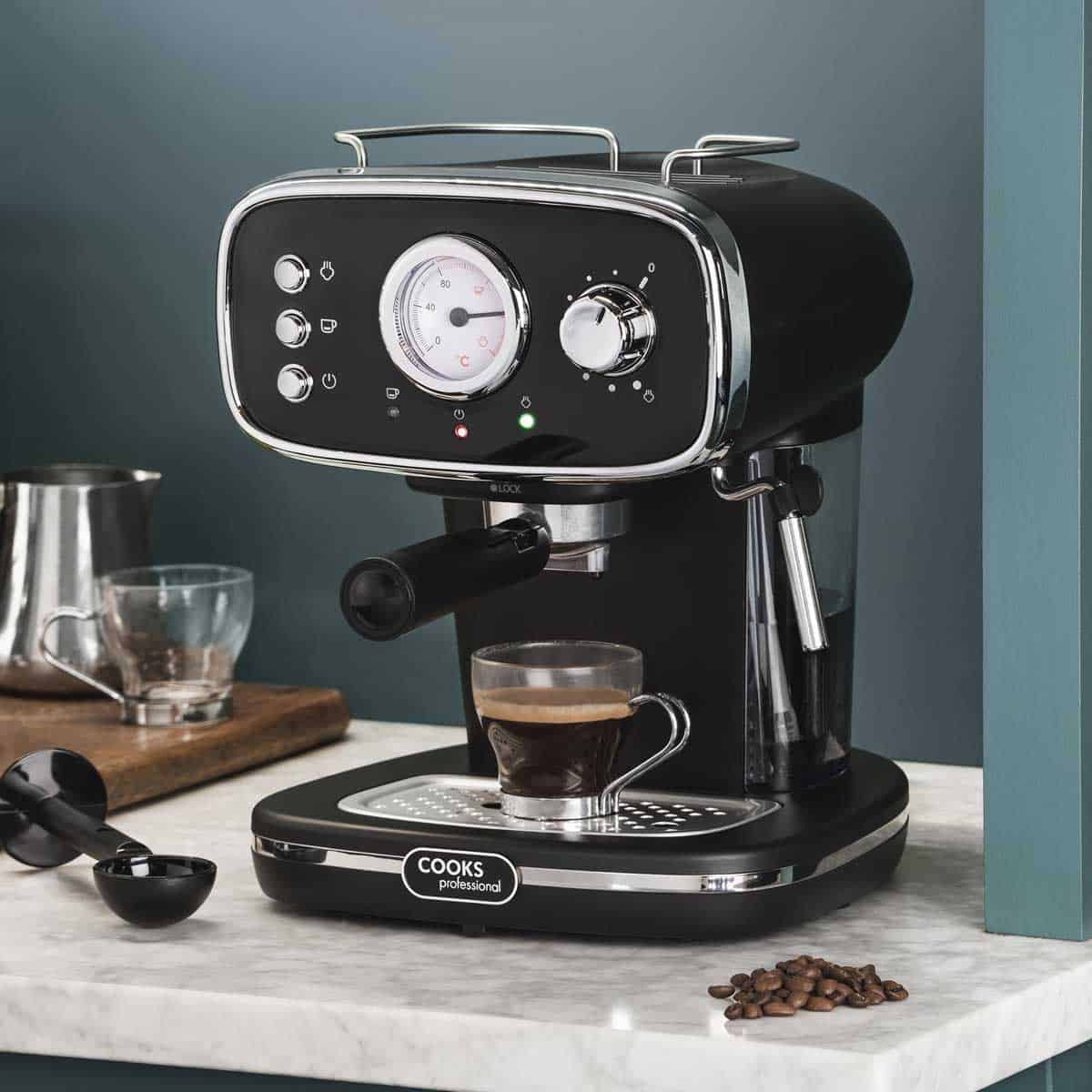 Cooks Professional Retro Espresso Machine