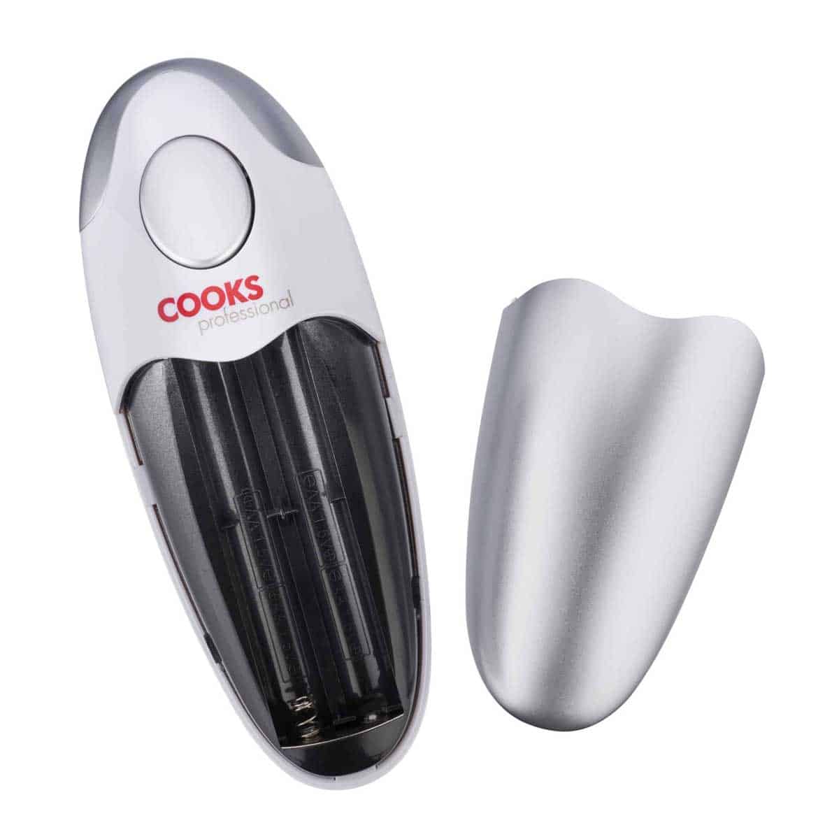 Cooks Professional Electric Tin Can Opener Automatic One Touch Battery  Operated