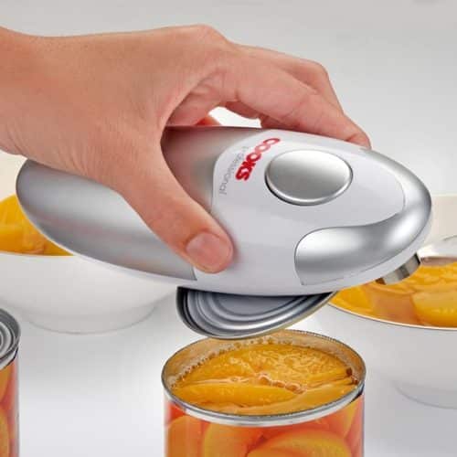Cooks Professional Automatic Can Opener | Simple One Touch Operation | Silver