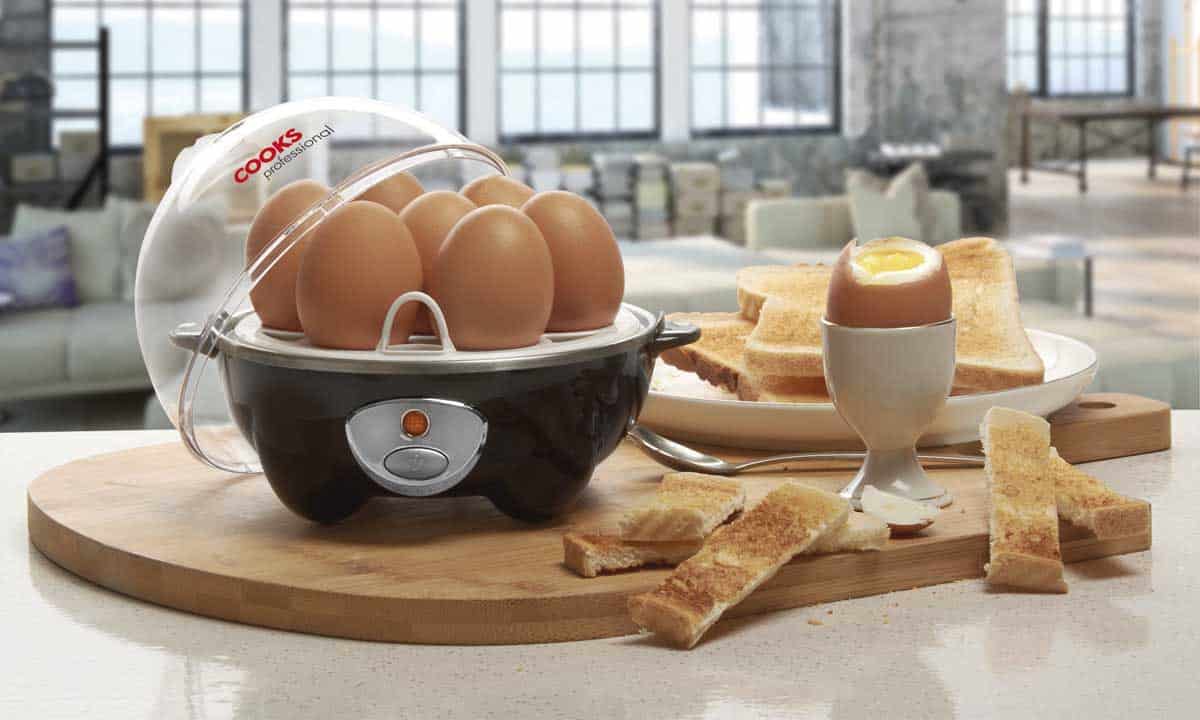 Cooks Professional Multi-functional Electric Egg Cooker, Boil or Poach