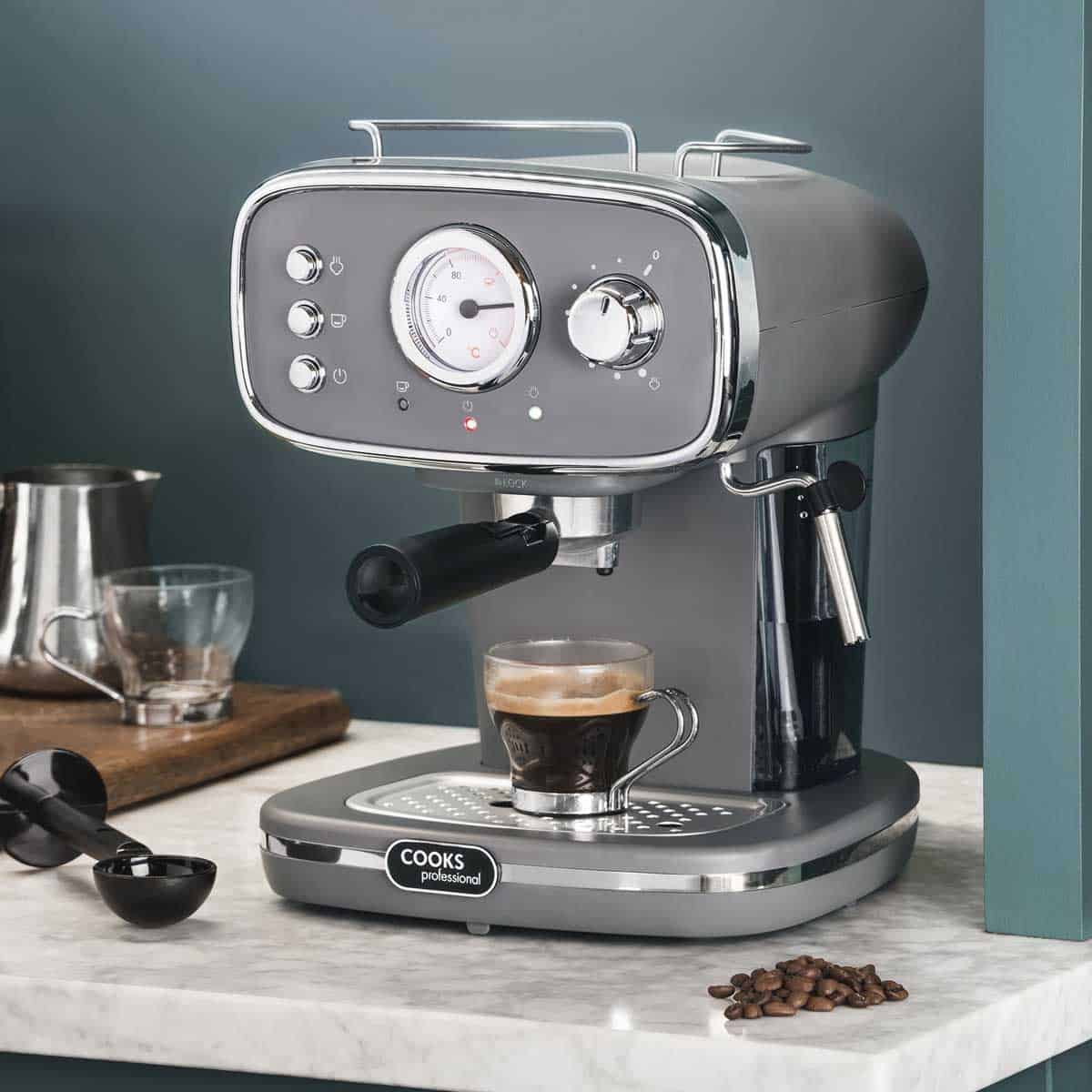 Cooks Professional Retro Espresso Machine